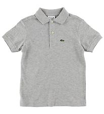 Lacoste Polo - Gråmeleret