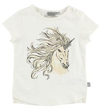 Wheat T-shirt - Ivory m. Enhjrning