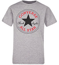 Converse T-shirt - Grmeleret m. Logo