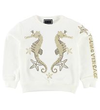 Young Versace Sweatshirt - Hvid m. Sheste