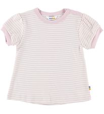 Joha T-shirt - Rosa/Creme Striber