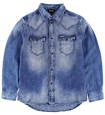 Diesel Skjorte - Citros Camica - Bl Denim