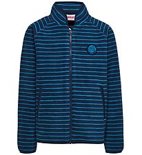 Lego Ninjago Fleececardigan - Sebastian - Navy/Blåstribet Lego Ninjago Fleececardigan - Sebastian - Navy/Blåstribet