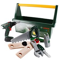 Bosch Mini Værktøjskasse m. Tilbehør - Legetøj - Mørkegrøn