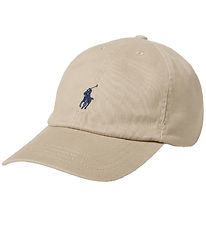 Polo Ralph Lauren Kasket - Khaki m. Logo