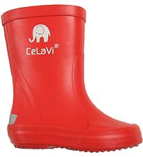 CelaVi Gummistøvler - Basic - Rød