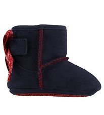 UGG Hjemmesko - Uld - Jesse - Navy m. Rd