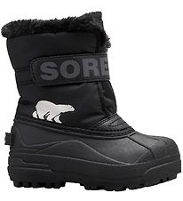 Sorel Vinterstvler - Childrens Snow Commander - Sort