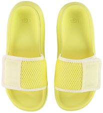 UGG Badesandaler - LA Light Slide - Gul/Hvid