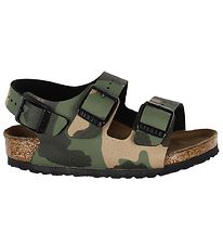 Birkenstock Sandaler - Milano Kinder - Desert Soil/Camo Khaki