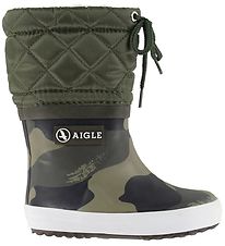 Aigle Termostøvler - Giboulee - Camou Kaki