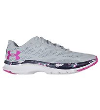 Under Armour Sko - UA GGS Charged Bandit 6 HS - Halo Gray/Hvid/M
