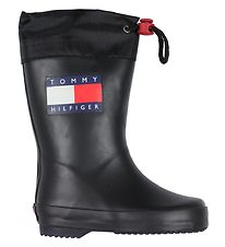 Tommy Hilfiger Gummistvler - Sort