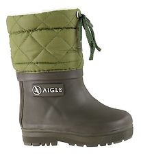 Aigle Termostøvler - Woody Warm - Kaki