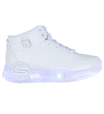 Skechers Sko m. Lys - S-Light Remix - Hvid