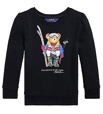 Polo Ralph Lauren Sweatshirt - Sort m. Bamse