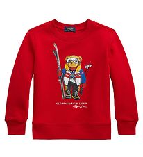 Polo Ralph Lauren Sweatshirt - Classics IV - Rød m. Bamse