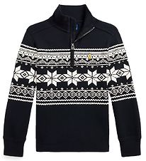 Polo Ralph Lauren Sweater - Sort/Hvid