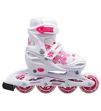 Roces Rulleskøjter - Jokey 3.0 Girl - Hvid/Pink - Inliner