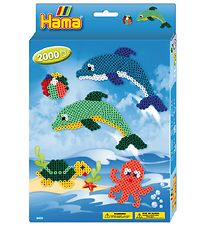 Hama Midi Perler - 2000 stk. - Delfiner