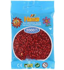 Hama Mini Perler - 2000 stk. - 22 Julerød