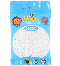 Hama Mini Perler - 2000 stk. - 01 Hvid