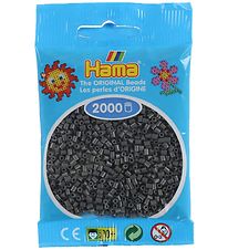 Hama Mini Perler - 2000 stk - Mørkegrå