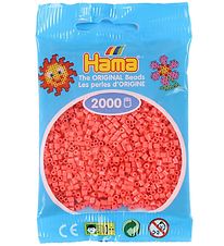 Hama Mini Perler - 2000 stk. - 44 Pastel Rød