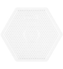 Hama Midi Perleplade - Stor Sekskant - Transparent