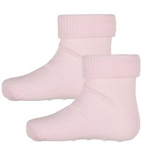 Minymo Strmper - 2-pak - Skridsikker - Rosa