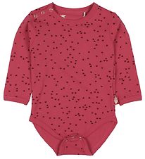 Danef Body l/ - Pink m. Hjerter