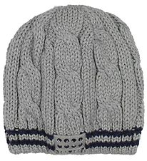LEGO® Tec Hue - Uld/Polyester - Grå m. Striber