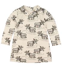 En Fant Kjole - Beige m. Print