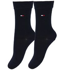 Tommy Hilfiger Strømper - 2-pak - Basic - Navy