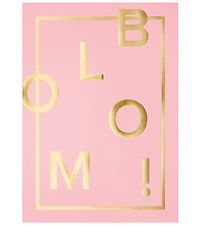 I Love My Type Plakat - A3 - Bloom! - Rosa