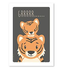 Studio Circus Plakat - A4 - Tiger m. Grrrrr