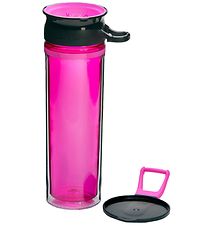 Wow Cup Drikkedunk - Tritan - 600 ml - Pink/Sort