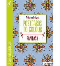 Mandalas Postkort - 20 stk - Fantasi