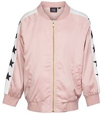 Petit by Sofie Schnoor Cardigan - Bomber - Lyserd m. Stjerner