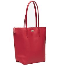 Lacoste Shopper - Vertical Shopping Bag - Kirsebærrød