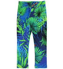 Young Versace Leggings - Bl/Grn m. Planter