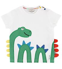 Paul Smith Baby T-shirt - Telmo - Hvid m. Søslange