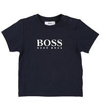 BOSS T-shirt - Navy m. Logo