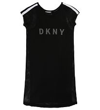 DKNY Kjole - Sort m. Logo