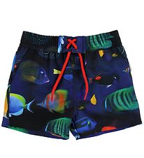 Paul Smith Junior Badeshorts - Toshiro - Navy m. Fisk