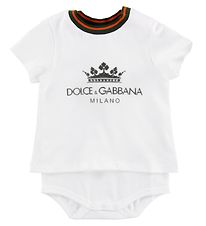 Dolce & Gabbana Body m. T-Shirt k/ - Hvid m. Logo