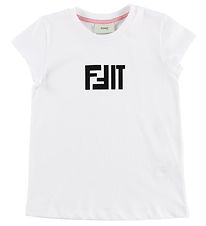 Fendi Kids T-shirt - Hvid m. Tekst
