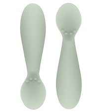 EzPz Tiny Spoon - 2-pak - Støvet Grøn