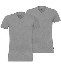 Levis T-shirt - 2-pak - V-Neck - Grmeleret