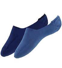 Levis Footies - 2-pak - Low Rise - Mørkeblå/Blå